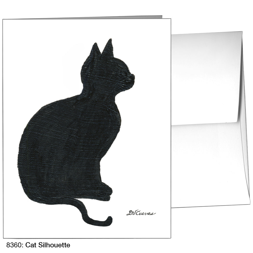 Cat Silhouette, Greeting Card (8360)