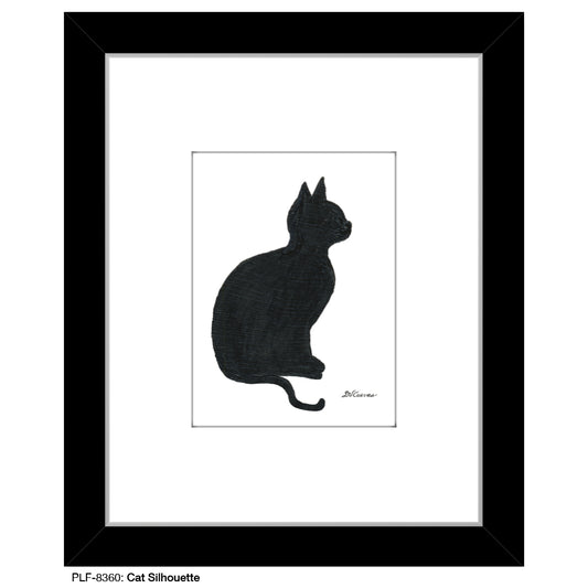 Cat Silhouette, Print (#8360)