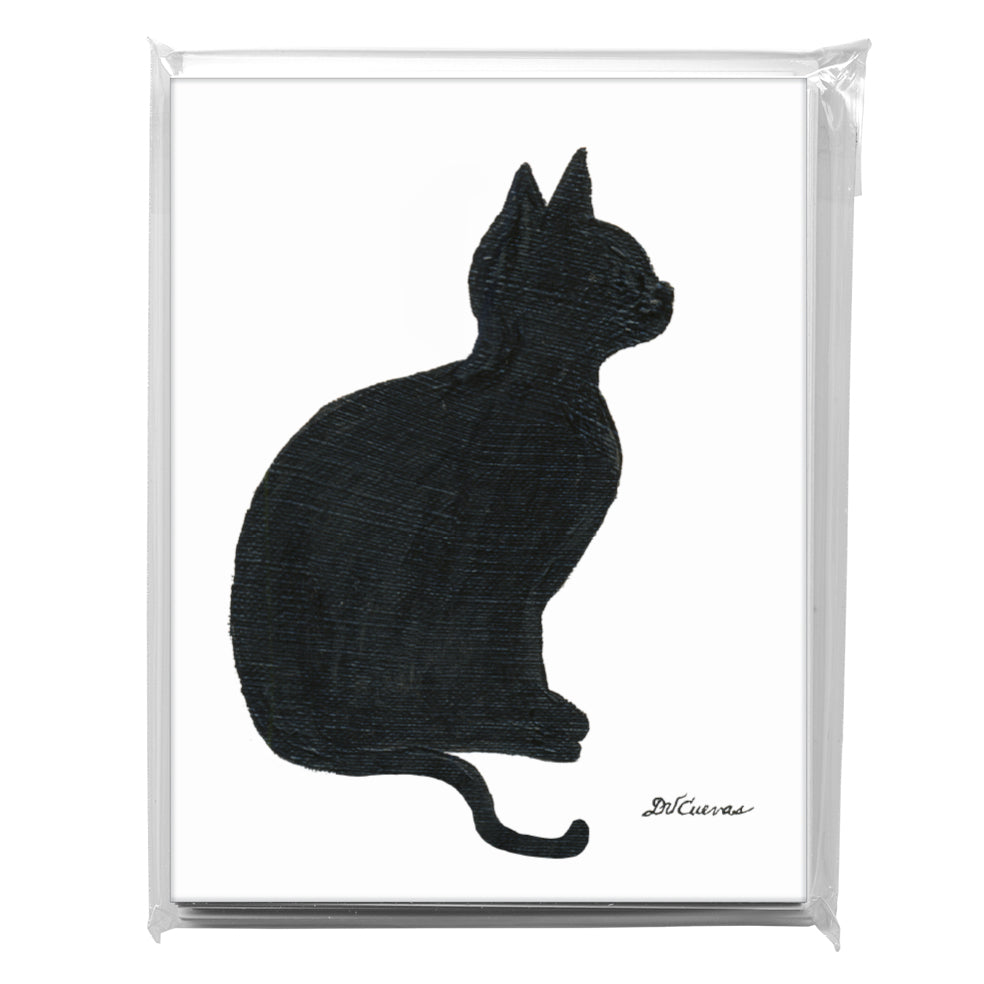 Cat Silhouette, Greeting Card (8360)