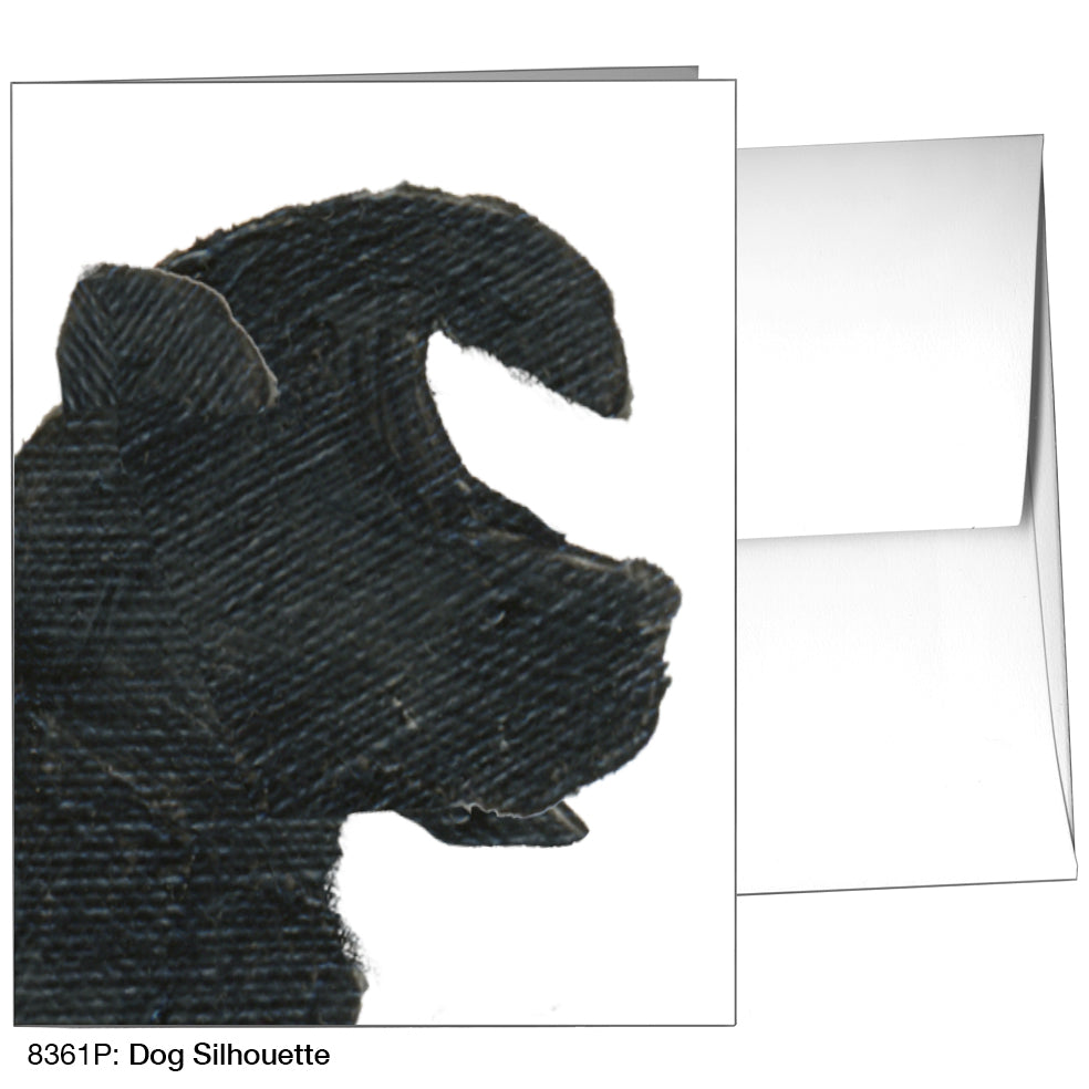 Dog Silhouette, Greeting Card (8361P)