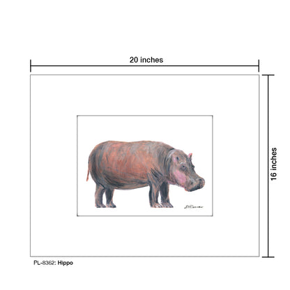 Hippo, Print (#8362)