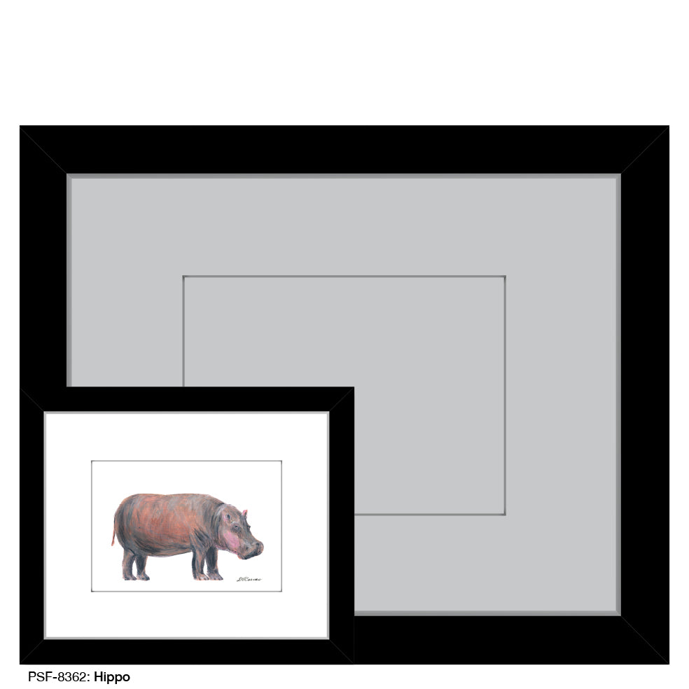 Hippo, Print (#8362)