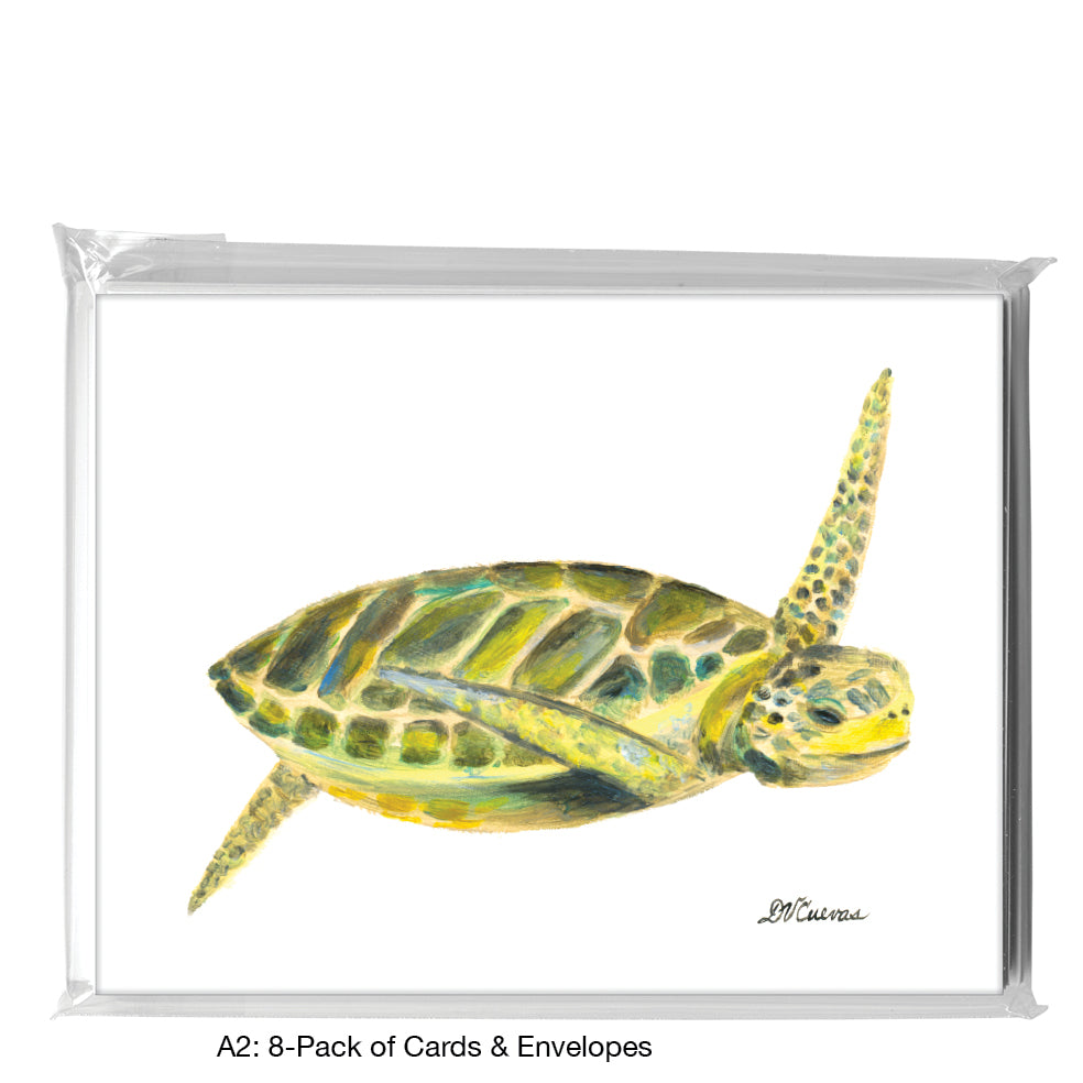 Sea Turtle, Greeting Card (8363)