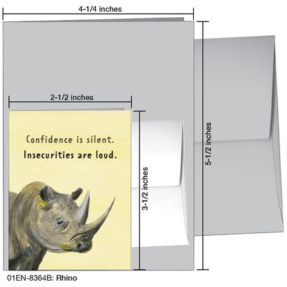 Rhino, Greeting Card (8364B)