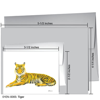 Tiger, Greeting Card (8365)