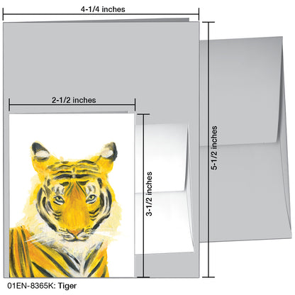 Tiger, Greeting Card (8365K)