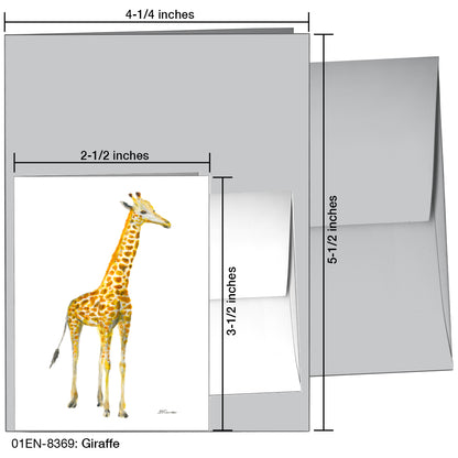 Giraffe, Greeting Card (8369)