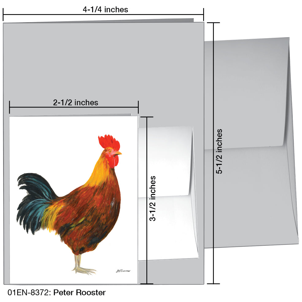 Peter Rooster, Greeting Card (8372)