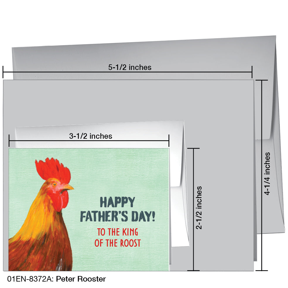 Peter Rooster, Greeting Card (8372A)