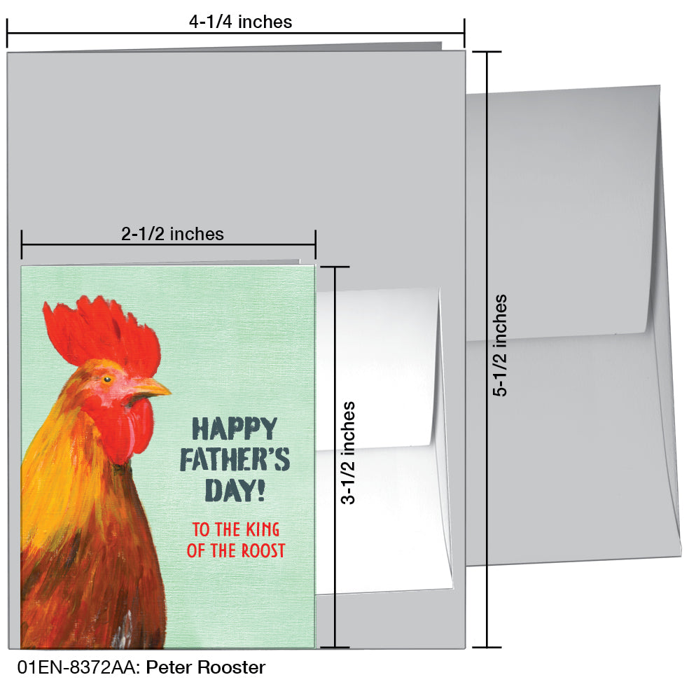 Peter Rooster, Greeting Card (8372AA)