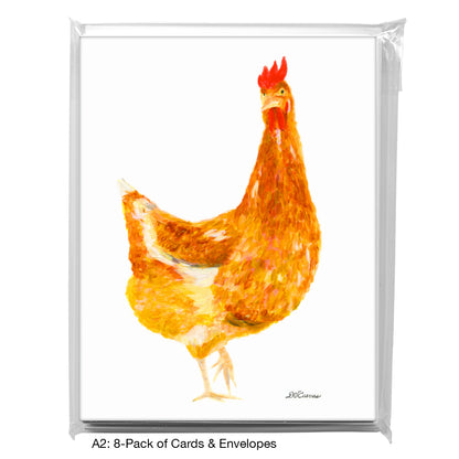 Golden Hen, Greeting Card (8374)