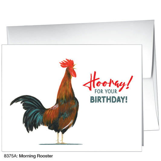 Morning Rooster, Greeting Card (8375A)