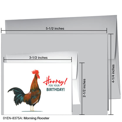 Morning Rooster, Greeting Card (8375A)