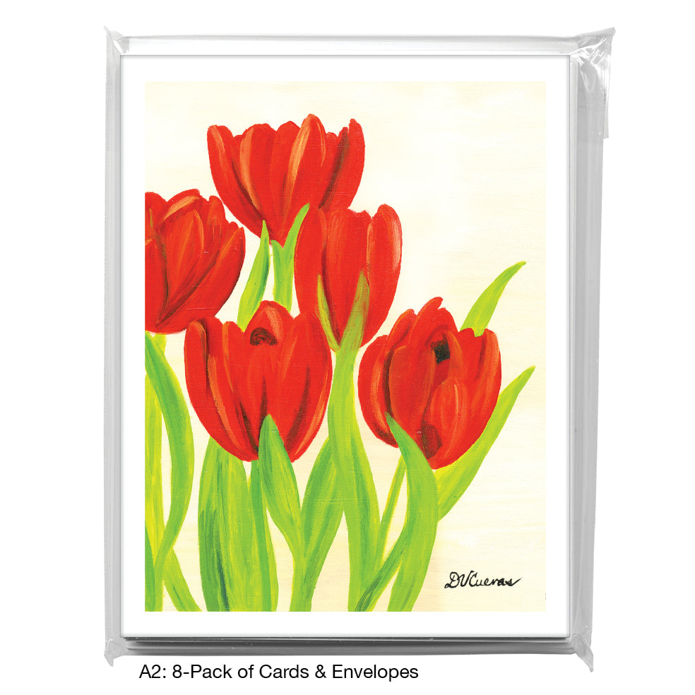 Tulip Square, Greeting Card (8378A)