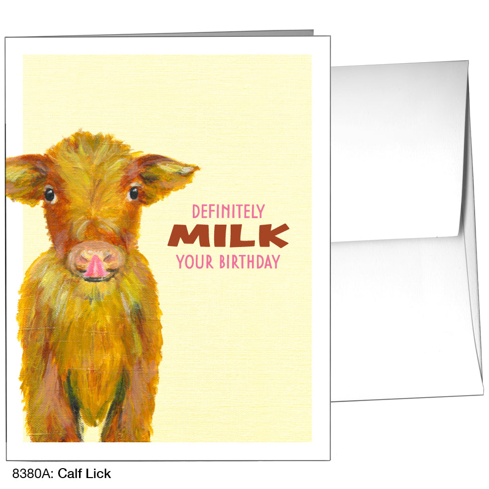 Calf Lick, Greeting Card (8380A)