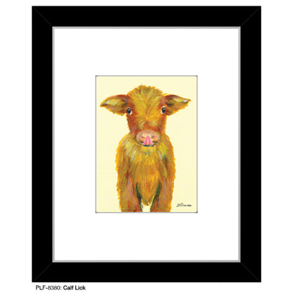 Calf Lick, Print (#8380)