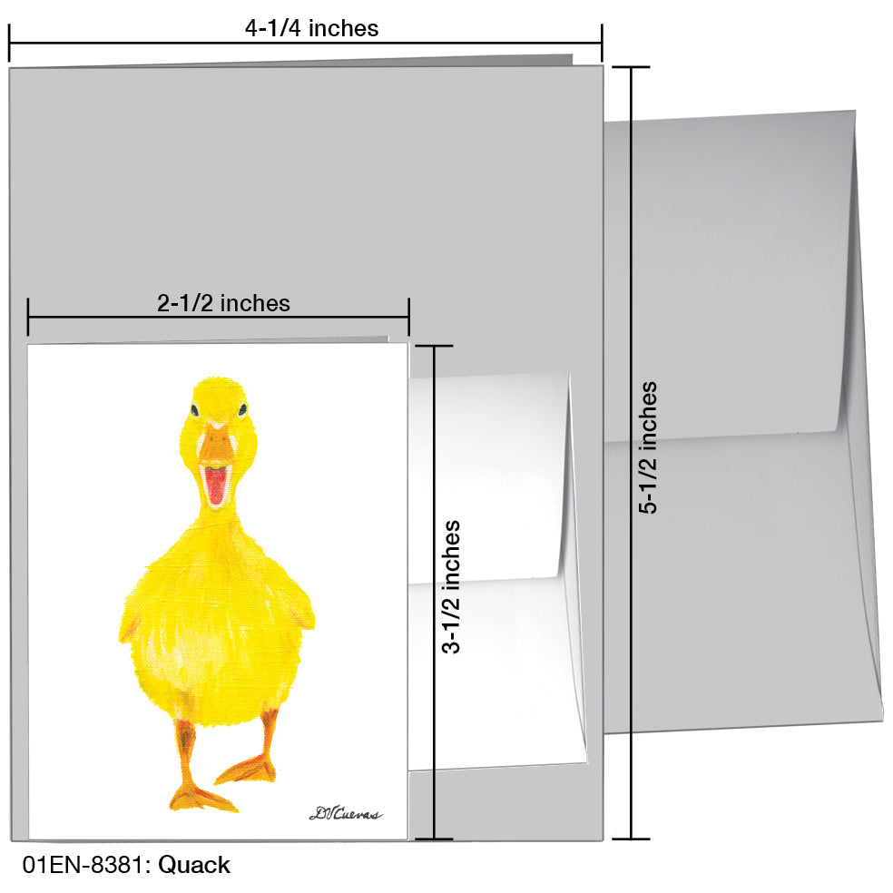 Quack, Greeting Card (8381)