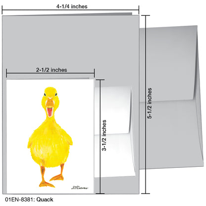 Quack, Greeting Card (8381)