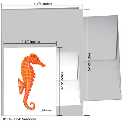 Seahorse, Greeting Card (8384)