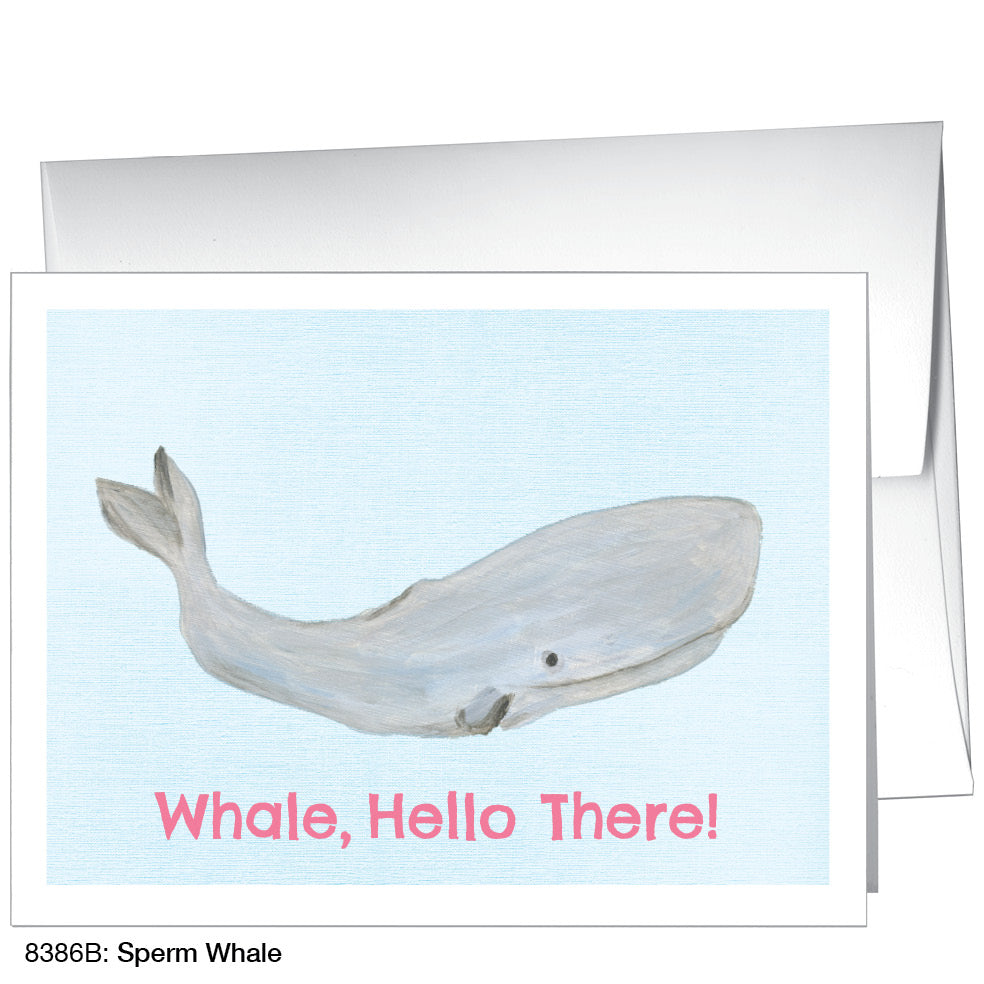 Sperm Whale, Greeting Card (8386B)