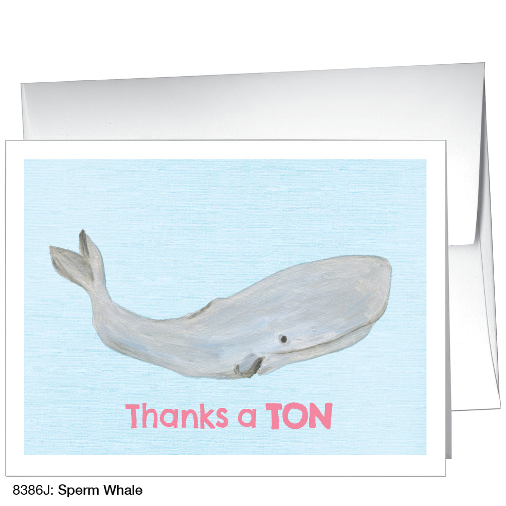 Sperm Whale, Greeting Card (8386J)