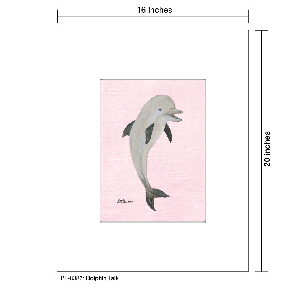 Dolphin Talk, Print (#8387)