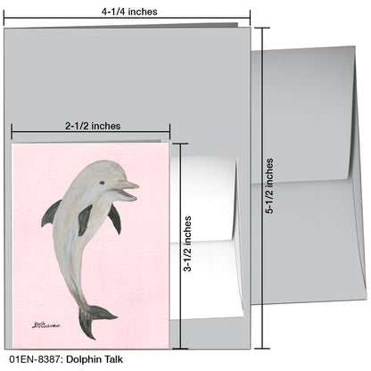 Dolphin Talk, Greeting Card (8387)