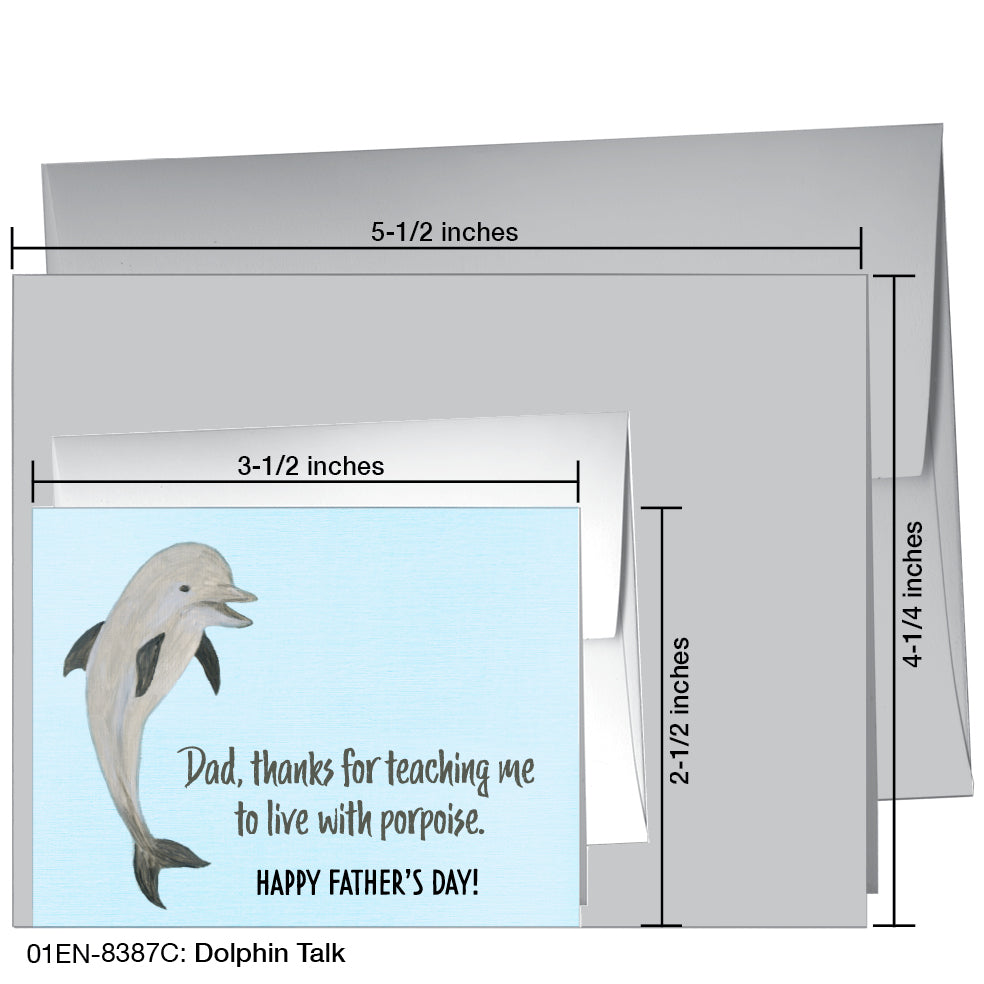 Dolphin Talk, Greeting Card (8387C)