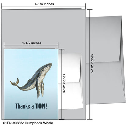 Humpback Whale, Greeting Card (8388A)