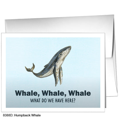 Humpback Whale, Greeting Card (8388D)