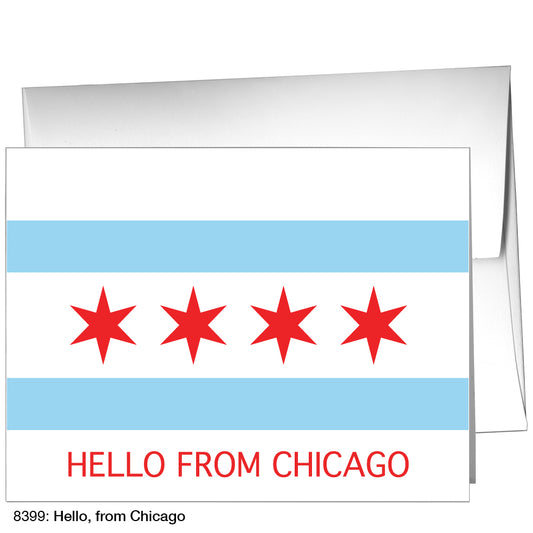 Hello, From Chicago, Greeting Card (8399)