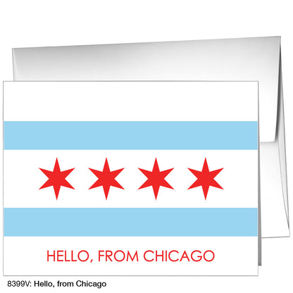 Hello, From Chicago, Greeting Card (8399V)