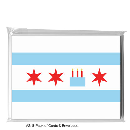 Hello, From Chicago, Greeting Card (8399W)