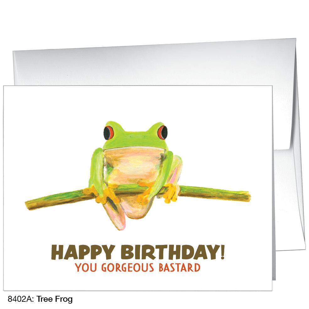 Tree Frog, Greeting Card (8402A)