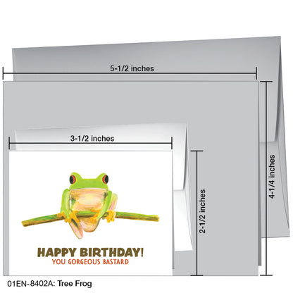 Tree Frog, Greeting Card (8402A)