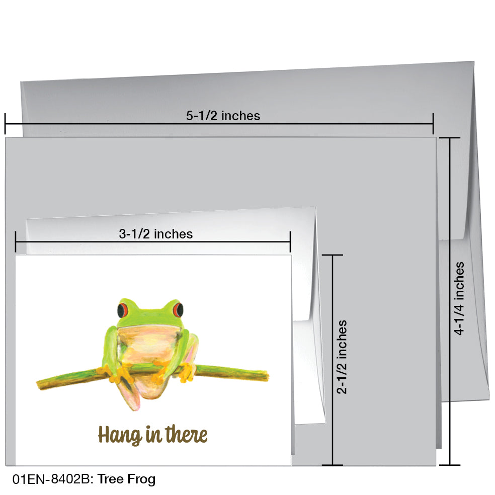 Tree Frog, Greeting Card (8402B)