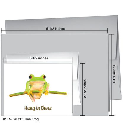 Tree Frog, Greeting Card (8402B)