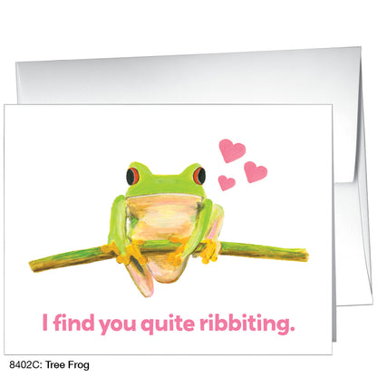 Tree Frog, Greeting Card (8402C)