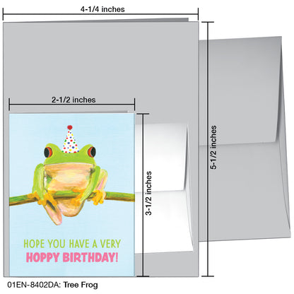 Tree Frog, Greeting Card (8402DA)