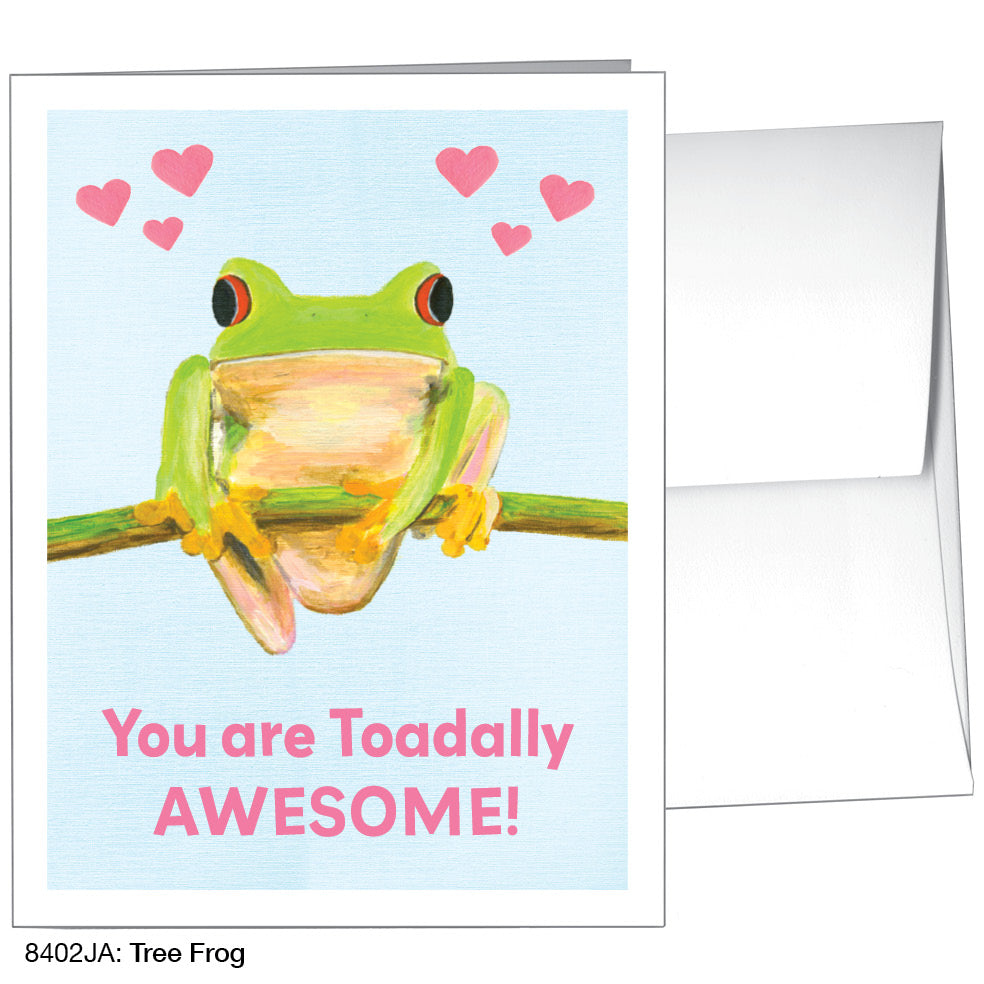 Tree Frog, Greeting Card (8402JA)