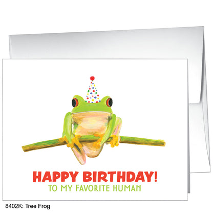 Tree Frog, Greeting Card (8402K)