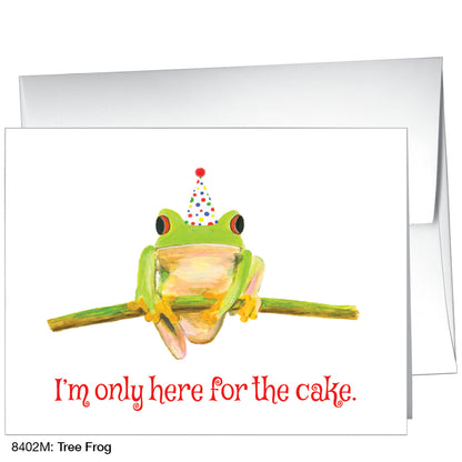 Tree Frog, Greeting Card (8402M)