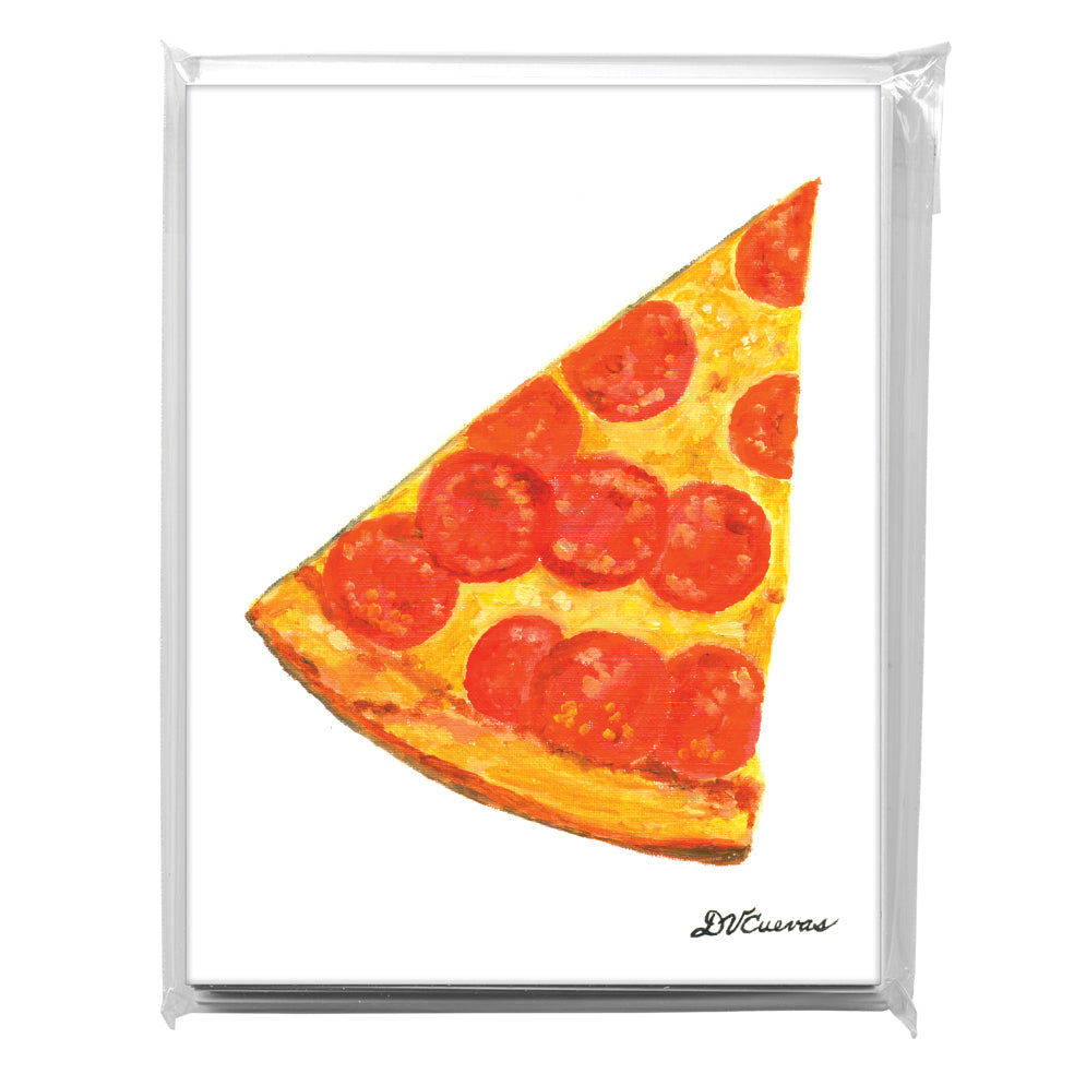 Pizza Slice, Greeting Card (8411)