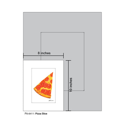 Pizza Slice, Print (#8411)