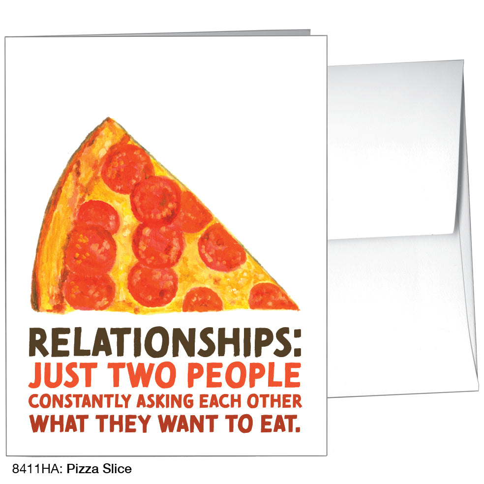 Pizza Slice, Greeting Card (8411HA)