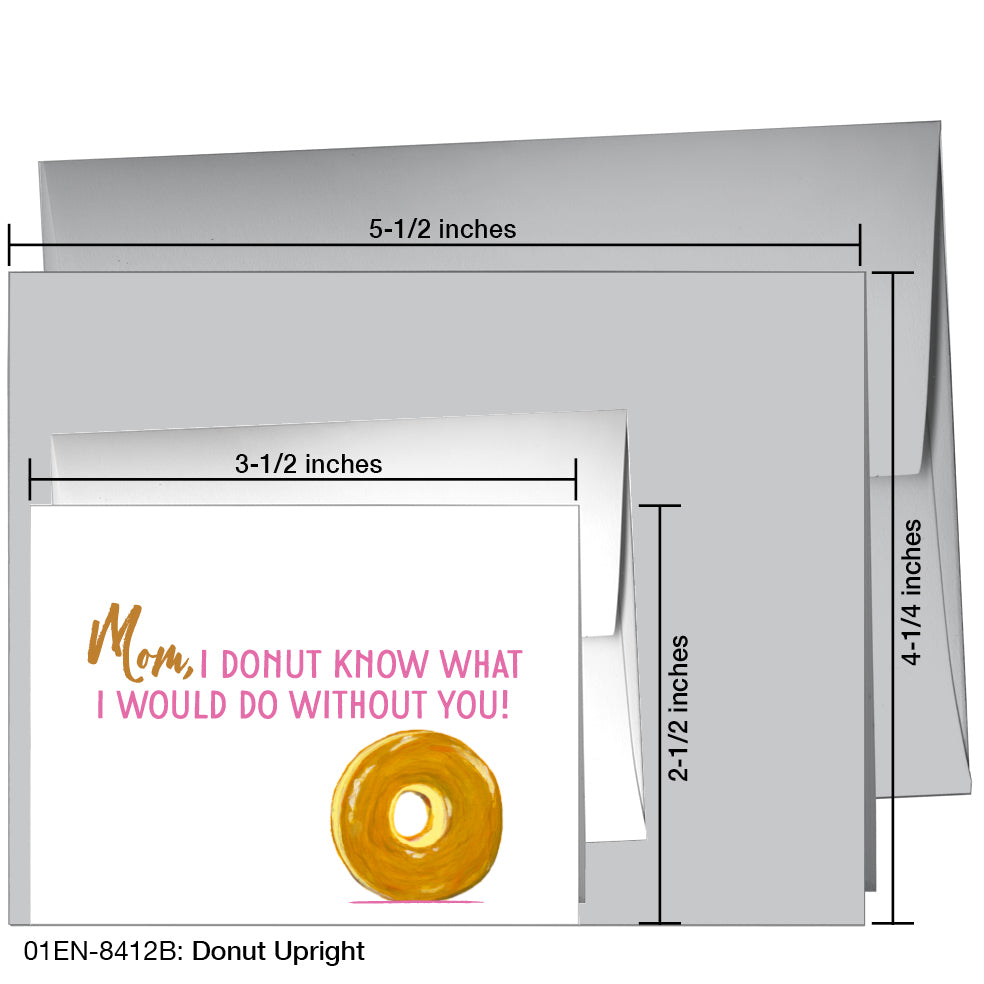 Donut Upright, Greeting Card (8412B)