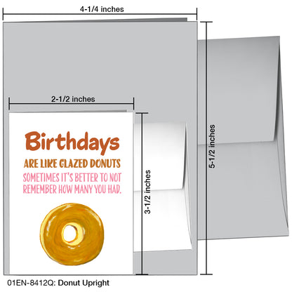 Donut Upright, Greeting Card (8412Q)