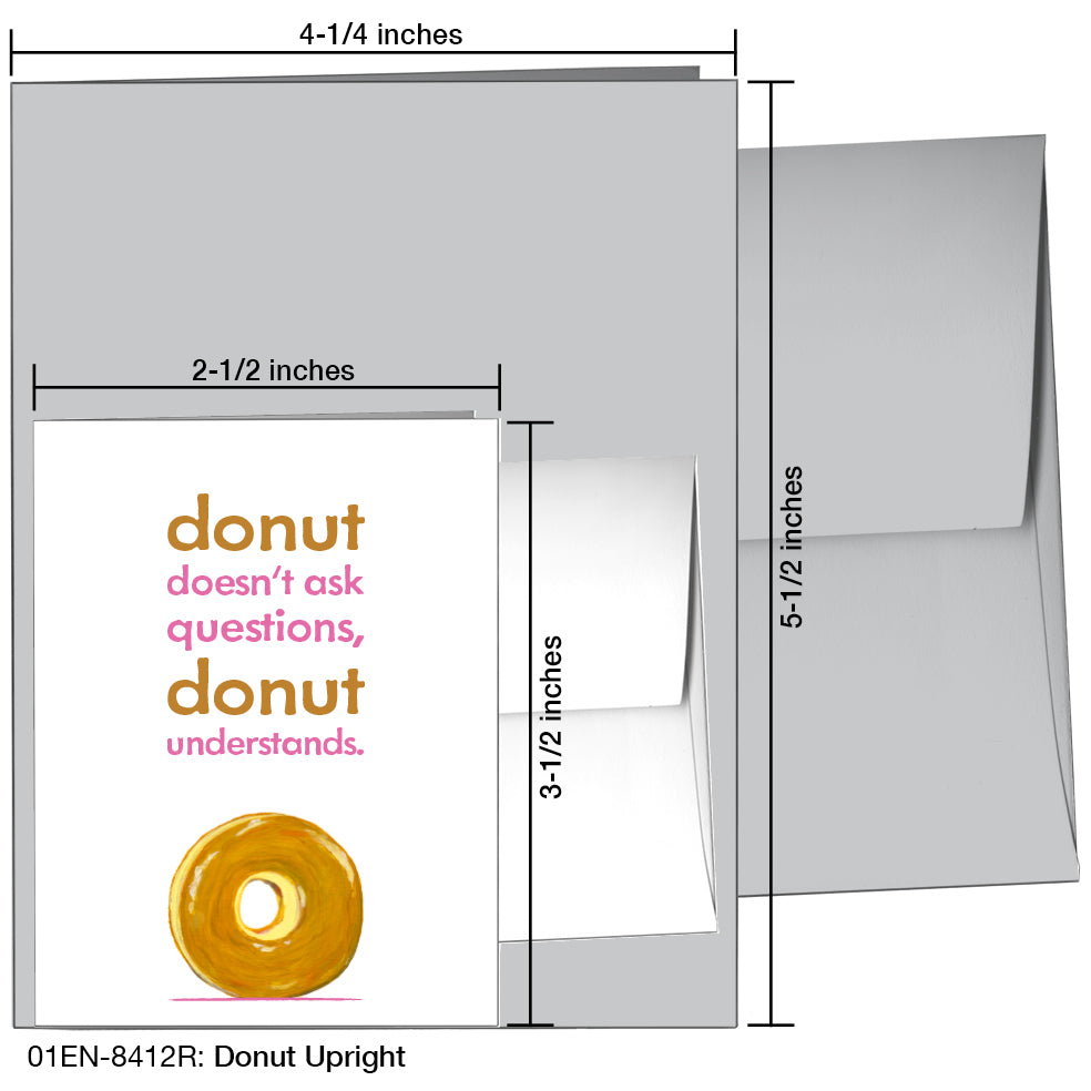 Donut Upright, Greeting Card (8412R)