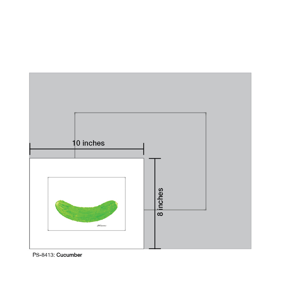 Cucumber, Print (#8413)