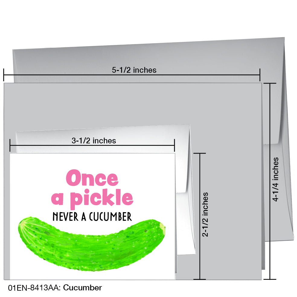 Cucumber, Greeting Card (8413AA)